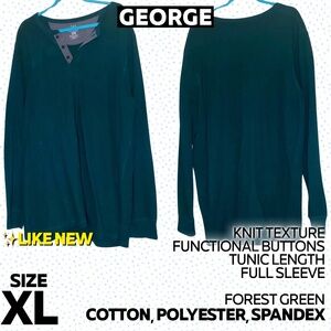 George thermal texture sweater top